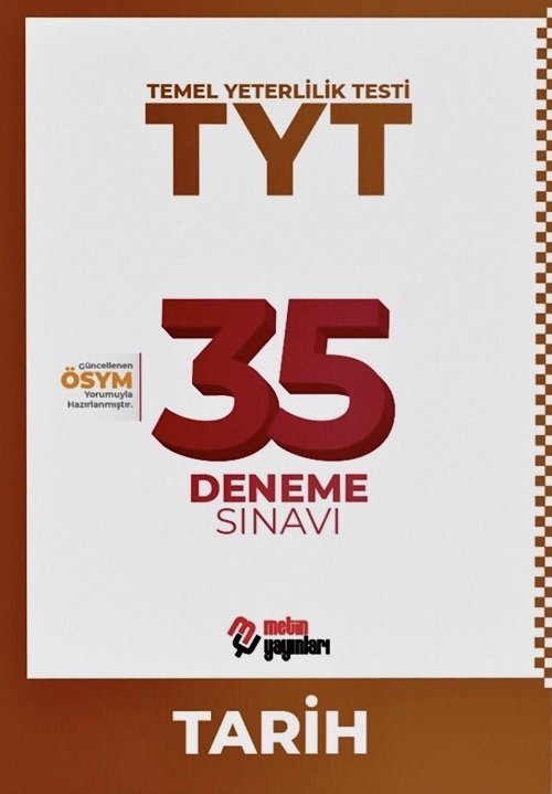 Metin YKS TYT Tarih 35 Deneme Metin Yayınları