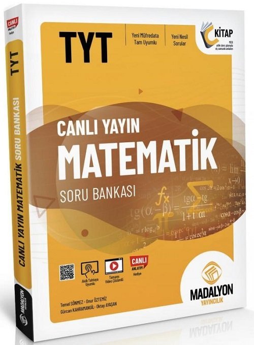 Madalyon YKS TYT Matematik Canlı Yayın Soru Bankası Madalyon Yayıncılık