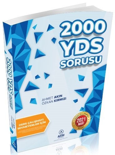 Akın Dil 2000 YDS Sorusu Akın Publishing