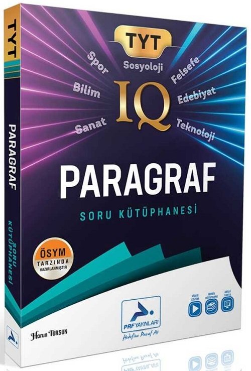 Paraf YKS TYT Paragraf IQ Soru Kütüphanesi Paraf Yayınları