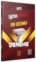 Benim Hocam KPSS Eğitim Bilimleri 7 Deneme PDF Çözümlü Benim Hocam Yayınları