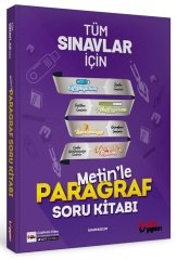 Metin Tüm Sınavlar İçin Metin le Paragraf Soru Bankası Kitabı Metin Yayınları