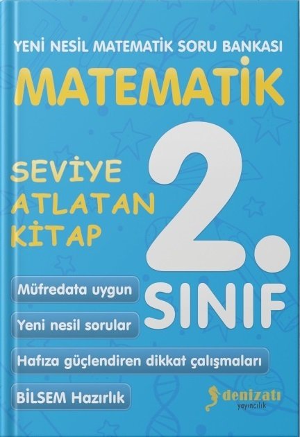 Denizatı 2. Sınıf Matematik Seviye Atlatan Soru Bankası Denizatı Yayıncılık