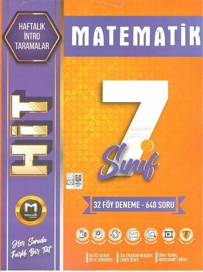 Mozaik 7. Sınıf Matematik İntro Hit 32 Deneme Mozaik Yayınları