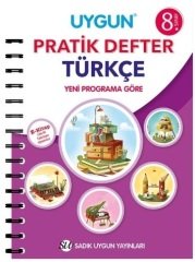 Sadık Uygun 8. Sınıf Türkçe Pratik Defter Sadık Uygun Yayınları