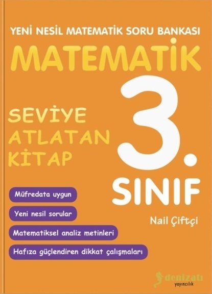 Denizatı 3. Sınıf Matematik Seviye Atlatan Soru Bankası Denizatı Yayıncılık