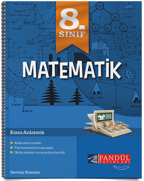 Pandül 8. Sınıf Matematik Konu Anlatımlı Defteri Pandül Yayınları