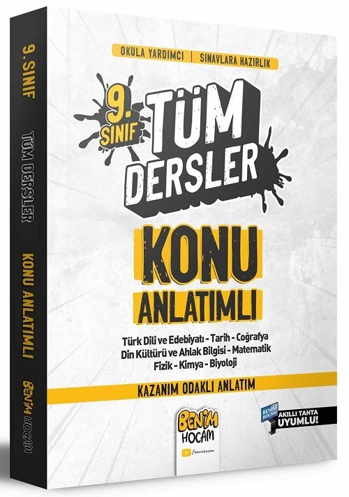 Benim Hocam 9. Sınıf Tüm Dersler Konu Anlatımlı Benim Hocam Yayınları