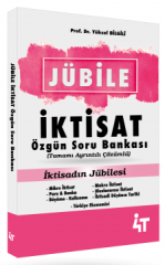 4T Yayınları KPSS A Grubu Jübile İktisat Soru Bankası - Yüksel Bilgili Bayraktar 4T Yayınları