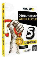 Panem 2023 KPSS Genel Yetenek Genel Kültür 5 Deneme PDF Çözümlü Panem Yayınları