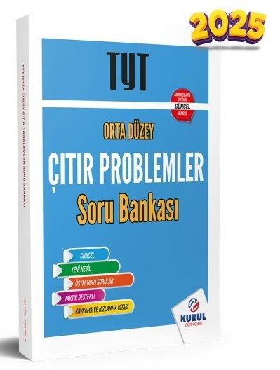 Kurul 2025 YKS TYT Çıtır Problemler Soru Bankası Orta Düzey Kurul Yayıncılık