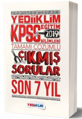 SÜPER FİYAT - Yediiklim 2019 KPSS Eğitim Bilimleri Çıkmış Sorular Son 7 Yıl Çözümlü Yediiklim Yayınları