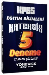 Yönerge KPSS Eğitim Bilimleri Kateksis 5 Deneme Çözümlü Yönerge Yayınları