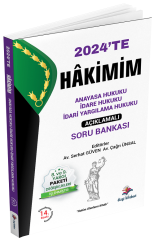 Dizgi Kitap 2024 Hakimim Hakimlik Anayasa-İdare-İdari Yargılama Hukuku Soru Bankası Çözümlü 14. Baskı Dizgi Kitap