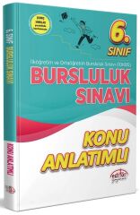 Editör 6. Sınıf Bursluluk Sınavı Konu Anlatımlı Editör Yayınları