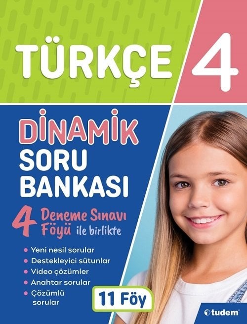 Tudem 4. Sınıf Türkçe Dinamik Soru Bankası Tudem Yayınları