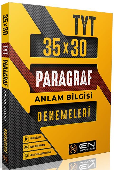 En Yayınları YKS TYT Paragraf Anlam Bilgisi 35x30 Denemeleri En Yayınları