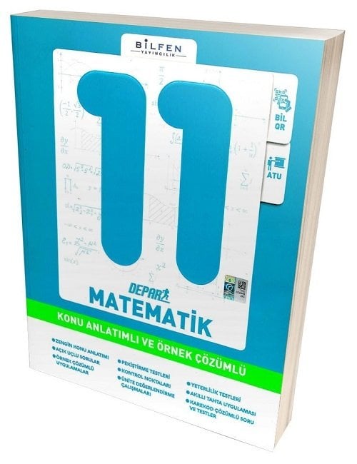 SÜPER FİYAT - Bilfen 11. Sınıf Matematik Depar Konu Anlatımlı ve Örnek Çözümlü Bilfen Yayınları