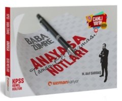 SÜPER FİYAT - Uzman Kariyer KPSS Anayasa Vatandaşlık Baba Zümre El Yazması Ders Notları - Mehmet Akif Sarıbaş Uzman Kariyer Yayınları