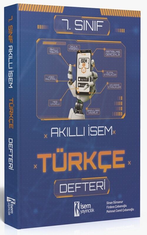 İsem 7. Sınıf Akıllı İsem Türkçe Defteri İsem Yayıncılık