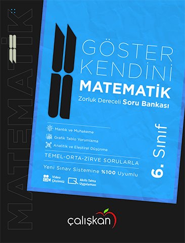 Çalışkan 6. Sınıf Matematik Göster Kendini Soru Bankası Çalışkan Yayınları