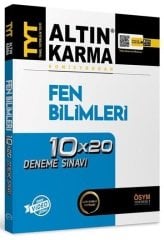 Altın Karma YKS TYT Fen Bilimleri 10x20 Deneme Video Çözümlü Altın Karma Yayınları