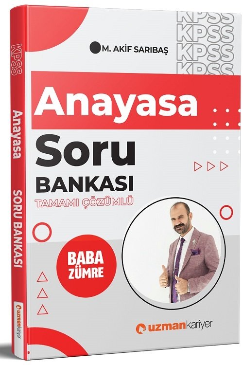 SÜPER FİYAT - Uzman Kariyer KPSS Anayasa Vatandaşlık Baba Zümre Soru Bankası Çözümlü - Mehmet Akif Sarıbaş Uzman Kariyer Yayınları