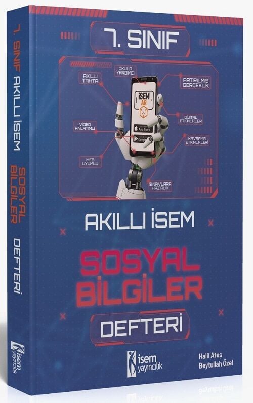 İsem 7. Sınıf Akıllı İsem Sosyal Bilgiler Defteri İsem Yayıncılık