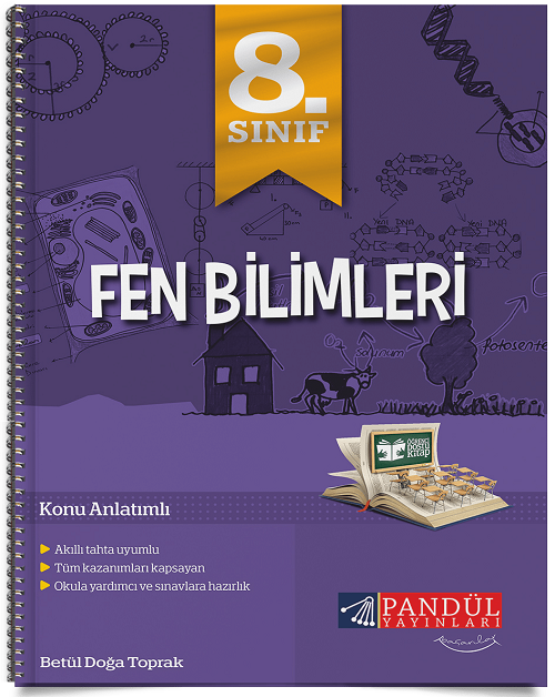 Pandül 8. Sınıf Fen Bilimleri Konu Anlatımlı Defteri Pandül Yayınları