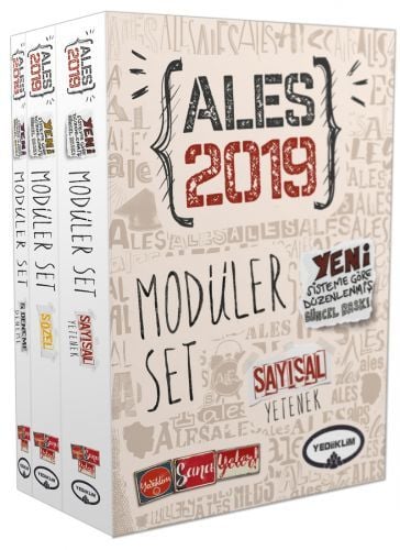 SÜPER FİYAT - Yediiklim 2019 ALES Konu Anlatımlı Modüler Set Yediiklim Yayınları