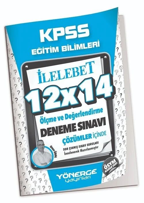 Yönerge KPSS Eğitim Bilimleri Ölçme ve Değerlendirme 12x14 Deneme Çözümlü Yönerge Yayınları