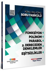 Etkili Matematik YKS AYT Matematik Fonksiyon, Polinom, Parabol, 2. Dereceden Denklemler ve Eşitsizlik Konu Anlatımlı Soru Fasikülü Etkili Matematik Yayınları