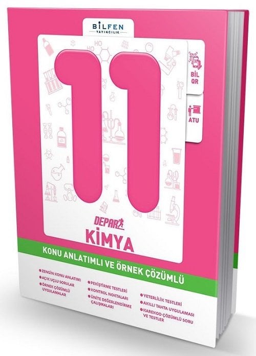 SÜPER FİYAT - Bilfen 11. Sınıf Kimya Depar Konu Anlatımlı ve Örnek Çözümlü Bilfen Yayınları