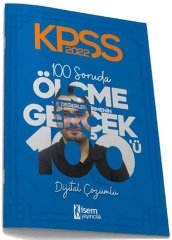 İsem 2022 KPSS Eğitim Bilimleri Ölçme ve Değerlendirmenin Gerçek 100'ü Deneme - Tufan Genç İsem Yayınları