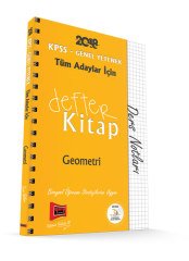 Yargı 2018 KPSS Tüm Adaylar Defter Kitap Geometri Ders Notları Yargı Yayınları