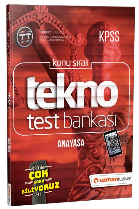 SÜPER FİYAT - Uzman Kariyer KPSS Anayasa Vatandaşlık Tekno Test Bankası Yaprak Test Uzman Kariyer Yayınları