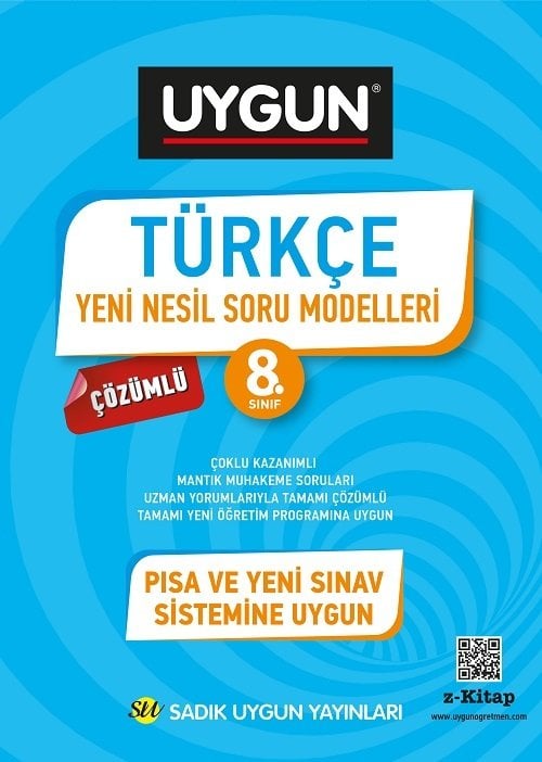 Sadık Uygun 8. Sınıf Türkçe Yeni Nesil Soru Modelleri Çözümlü Sadık Uygun Yayınları