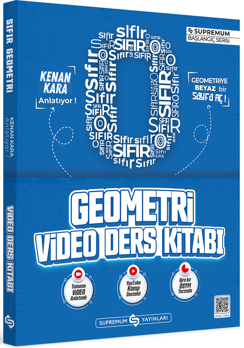 Supremum YKS TYT AYT Sıfırdan Geometri Video Ders Kitabı - Kenan Kara Supremum Yayınları