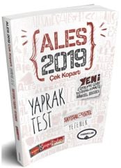 SÜPER FİYAT - Yediiklim 2019 ALES Yaprak Test Çek Kopart Yediiklim Yayınları