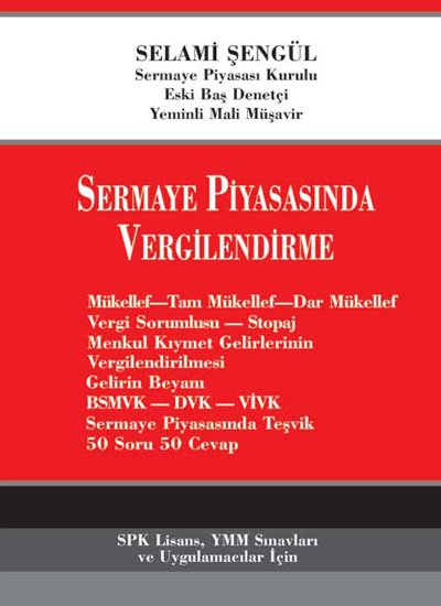 İmaj Sermaye Piyasasında Vergilendirme - Selami Şengül İmaj Yayınları