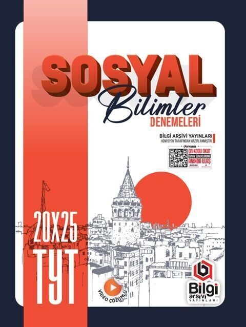 Bilgi Arşivi YKS TYT Sosyal Bilimler 20x25 Deneme Çözümlü Bilgi Arşivi Yayınları