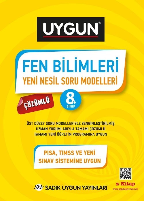 Sadık Uygun 8. Sınıf Fen Bilimleri Yeni Nesil Soru Modelleri Çözümlü Sadık Uygun Yayınları