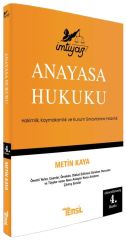 Temsil İMTİYAZ Hakimlik Kaymakamlık Anayasa Hukuku Çalışma Kitabı 4. Baskı - Metin Kaya Temsil Kitap Yayınları