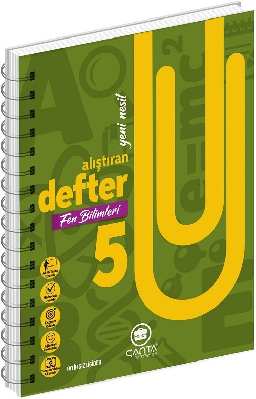 Çanta 5. Sınıf Fen Bilimleri Alıştıran Defter Çanta Yayınları