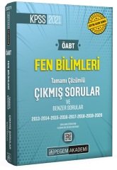 Pegem 2021 ÖABT Fen Bilimleri Öğretmenliği Çıkmış Sorular Çözümlü Pegem Akademi Yayınları