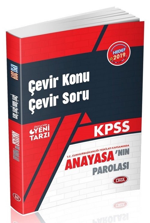 Data 2019 KPSS Anayasanın Parolası Çevir Konu Çevir Soru Data Yayınları