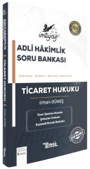 Temsil 2024 İMTİYAZ Adli Hakimlik Ticaret Hukuku Soru Bankası Çözümlü 5. Baskı - Erhan Güneş Temsil Yayınları