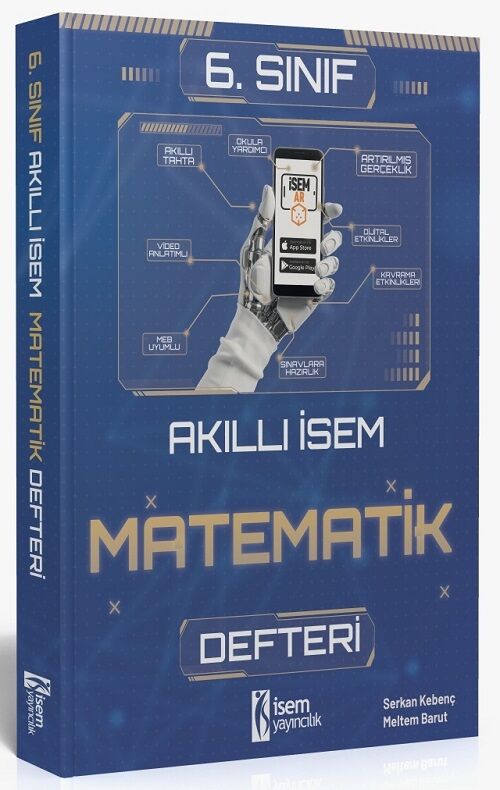 İsem 6. Sınıf Akıllı İsem Matematik Defteri İsem Yayıncılık