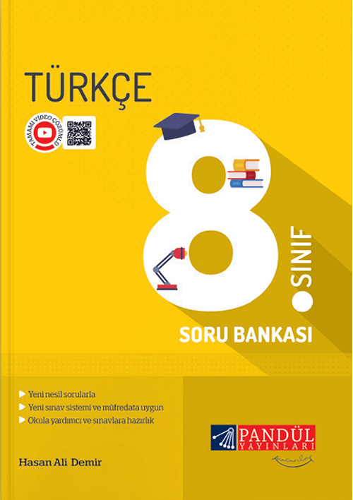 Pandül 8. Sınıf Türkçe Soru Bankası Pandül Yayınları