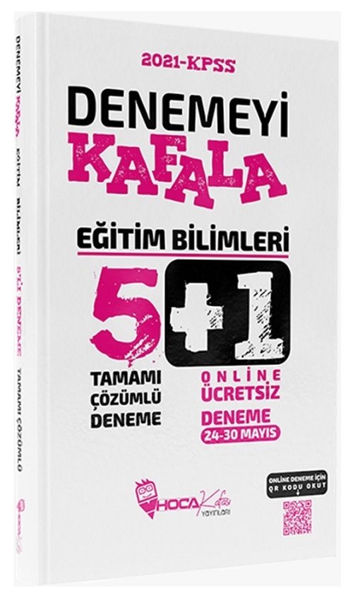 SÜPER FİYAT - Hoca Kafası KPSS Eğitim Bilimleri Denemeyi Kafala 5+1 Deneme Çözümlü Hoca Kafası Yayınları